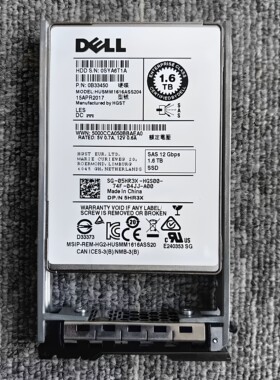 DELL 05HR3X 1.6T SAS 2.5 12G服务器固态硬盘 HUSMM1616ASS204