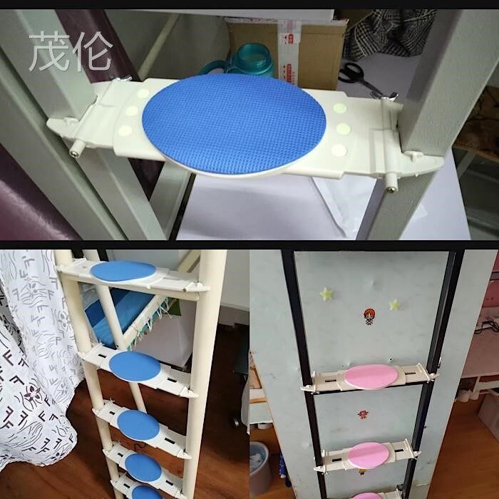 大学生宿舍梯子脚踏垫上下铺爬楼梯加宽栏杆高低床踩脚踏板厚防滑怎么看?