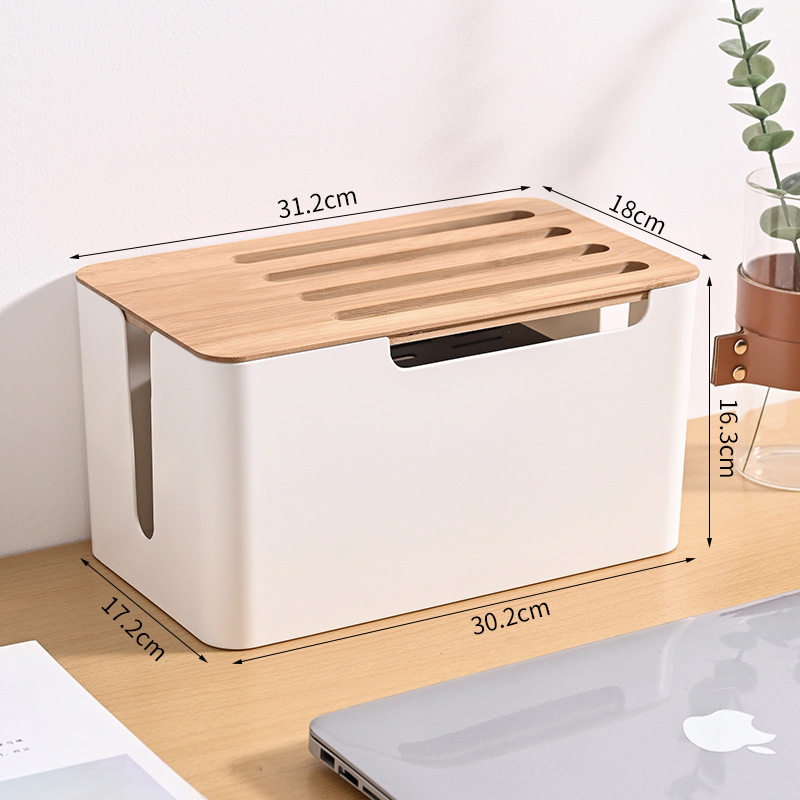 插排插座收纳盒插线板电源线数据线充电器电线收纳桌面集线器