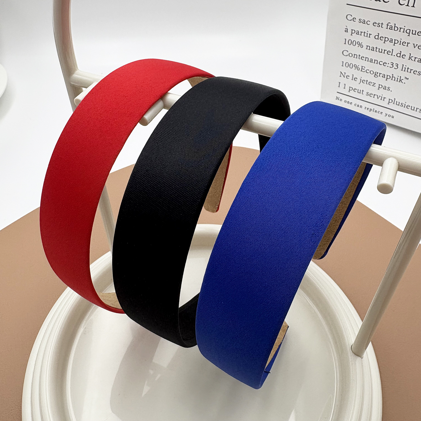 韩版彩色宽边防滑全包布新款洗脸发箍diy简约手工百搭外出发饰品