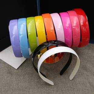 发箍儿童学生经典 彩色头箍光面简约洗脸外带节日活动发卡2.5cm宽