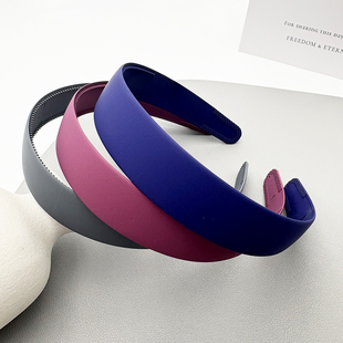 发箍女宽2.5厘米拉直不断磨砂洗脸头箍气质时尚碎发带齿防滑头箍