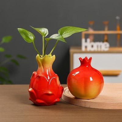 瓷小花件插水培绿情稳定