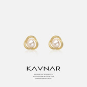 韩版 浅奶白玫瑰馒头玻璃珠耳钉时尚 气质耳饰925纯银针耳环感