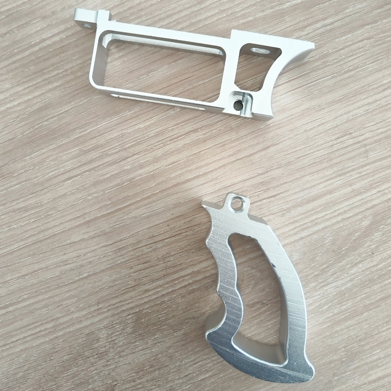 铝合金后手柄握把弹弓配件孔距9.2cm分离式斜握把手握组合整套
