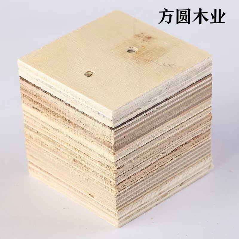 木托盘包装箱用木胶墩免熏蒸木制品胶合板木质垫脚多层脚墩胶墩