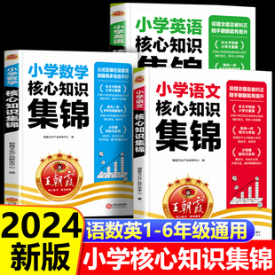 王朝霞小学核心知识集锦语文数学英语基础大盘点大集结小学生一二三四五六年级知识点汇总大全手册人教版小升初总复习必背考点初中
