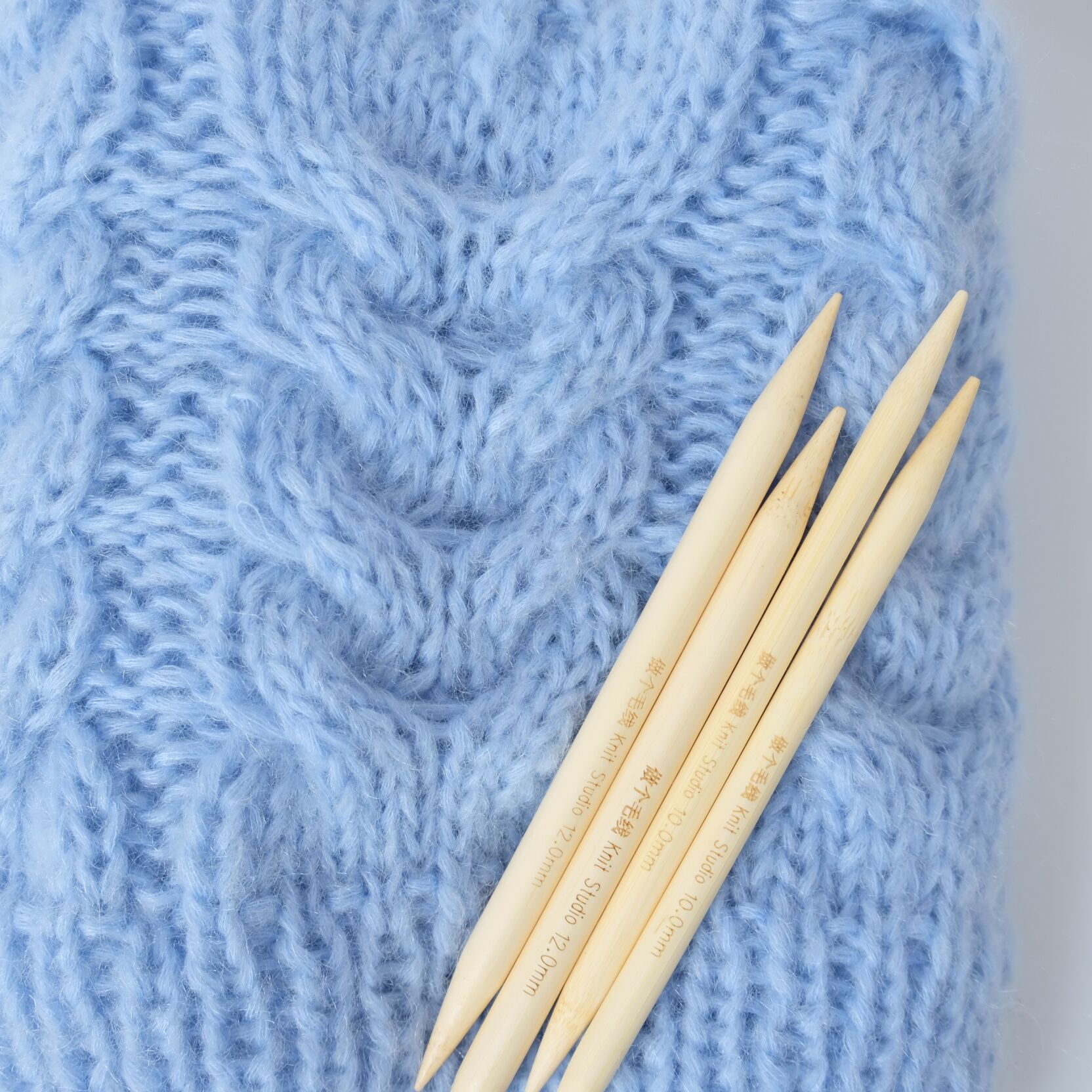 做个毛线Knit Studio 手工编织工具diy竹子针双头短棒针麻花挑针