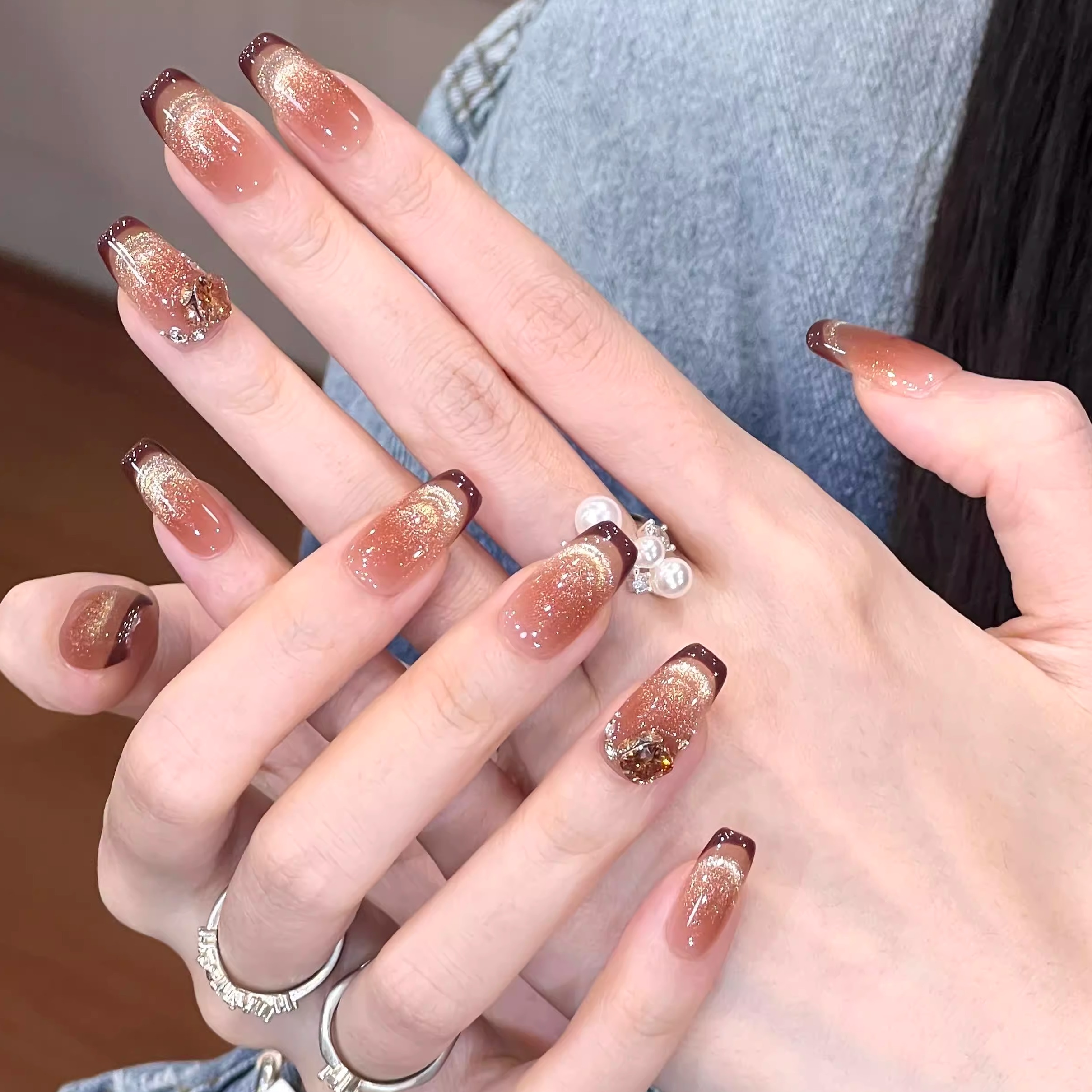 纯手工穿戴甲2025新款高级感