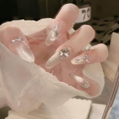 新款纯手工长款豪华穿戴甲