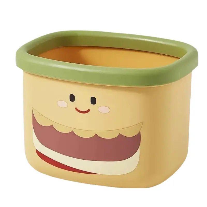 日本桌面汉堡可爱垃圾桶多家用卧室客厅超萌收纳创意桌面垃圾桶