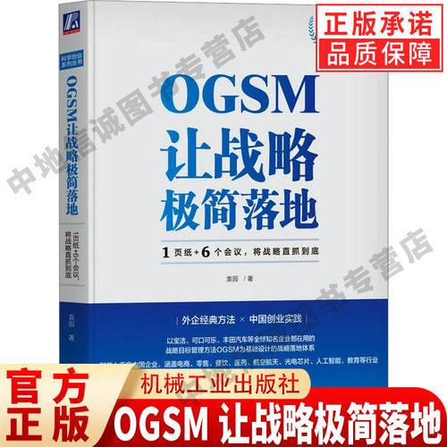 OGSM让战略极简落地1页纸