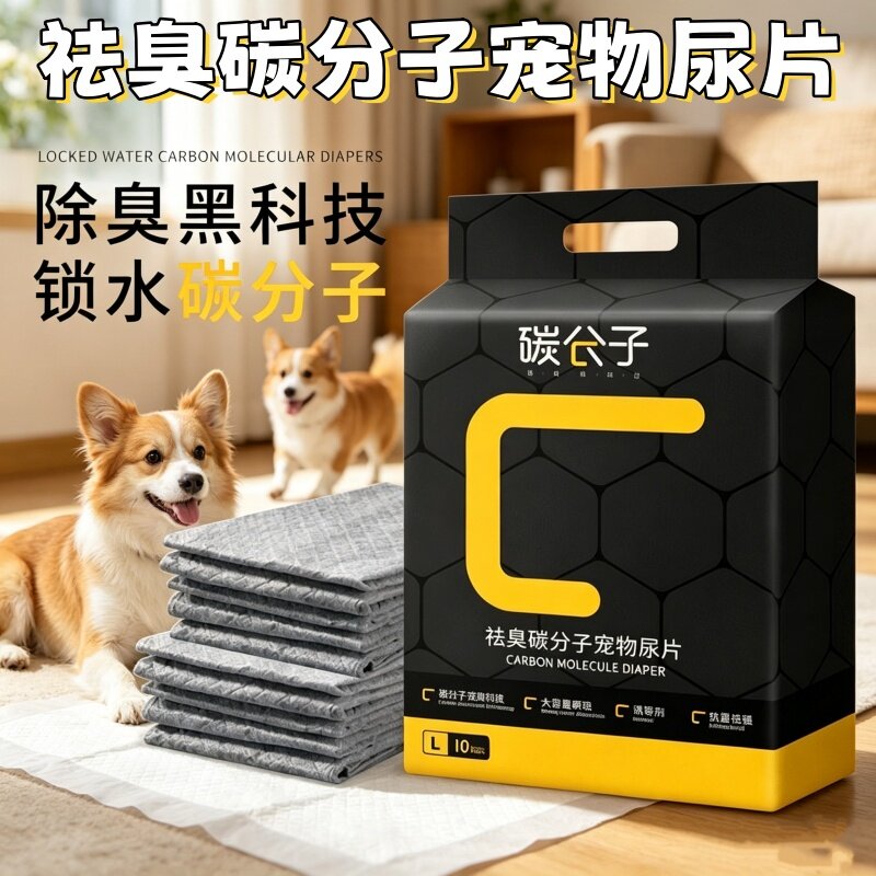 狗狗尿垫加厚尿片尿不湿尿布除臭吸水新生猫狗防漏锁水免洗大码款
