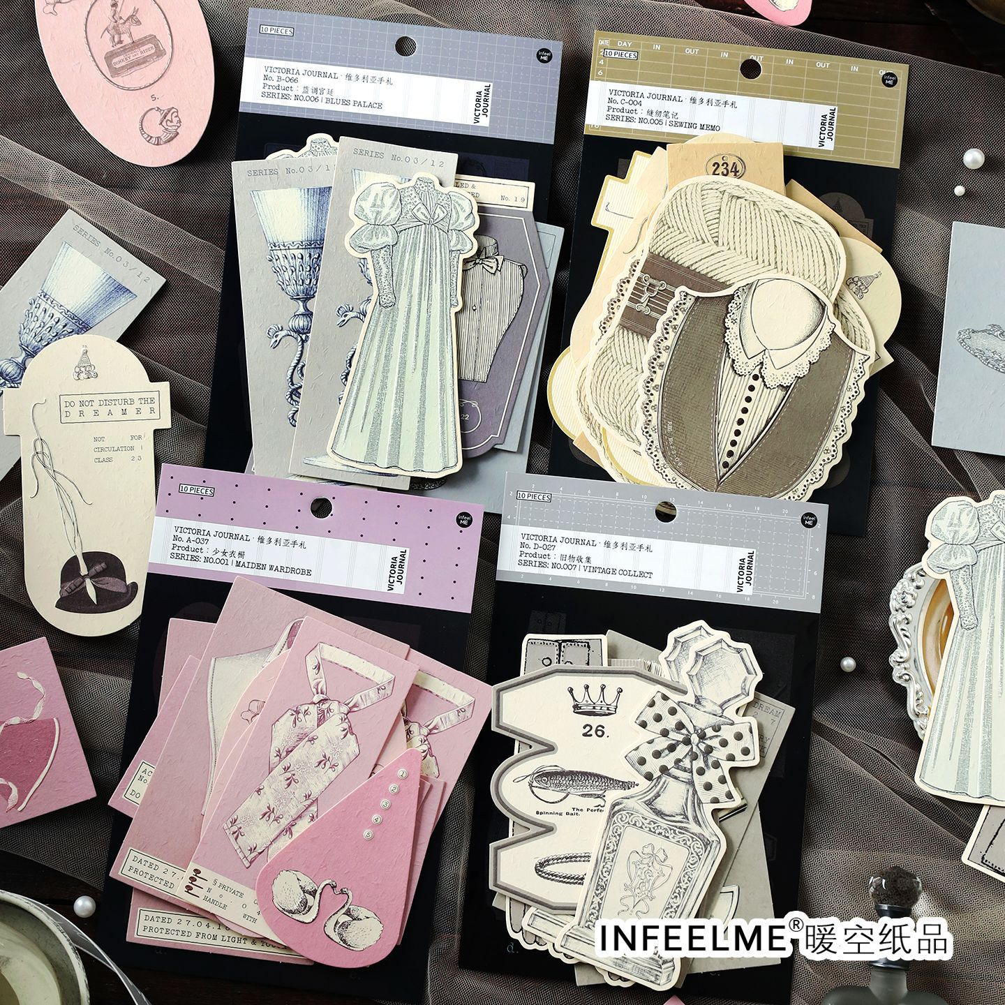 Infeel.Me维多利亚手札便签本/便条纸/N次