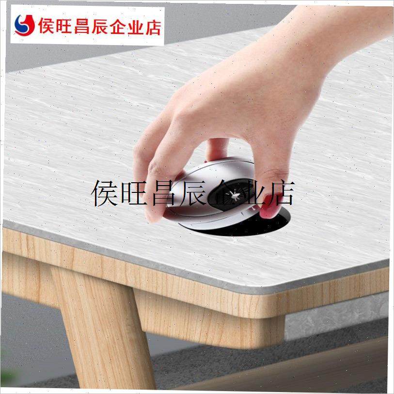 .开孔35 b50 53 55 60 80MM 穿线孔盖电脑台面书桌面走线盒出线孔