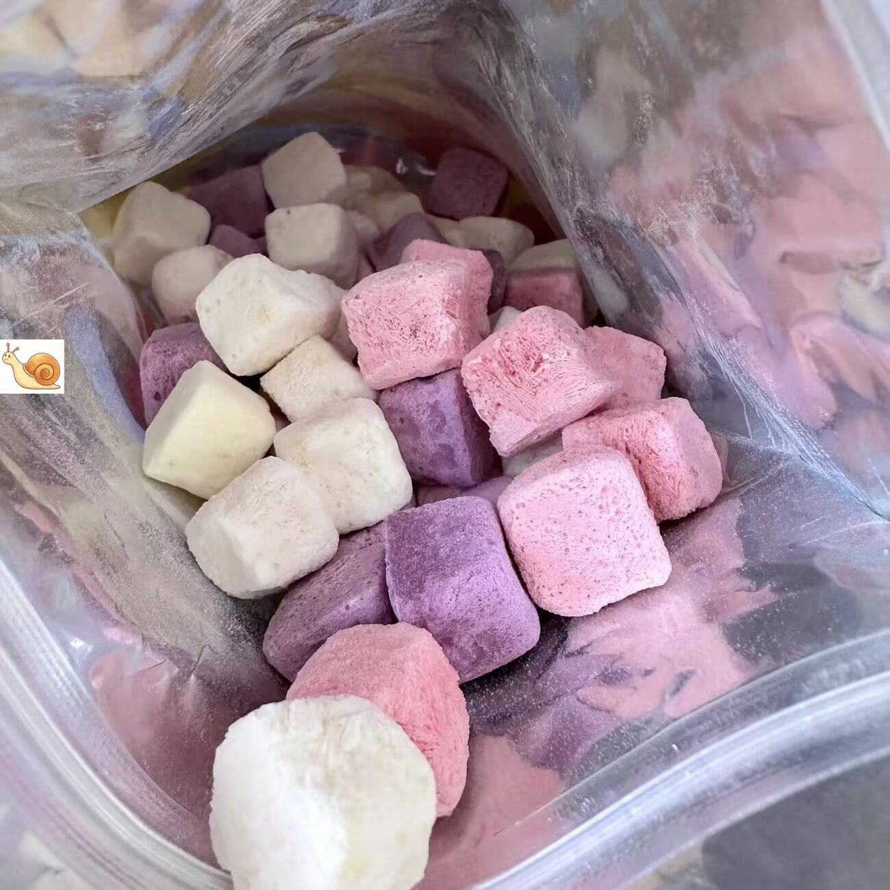 冻干酸奶块40颗草莓黄桃果粒干吃儿童零食办多 【包装发货】