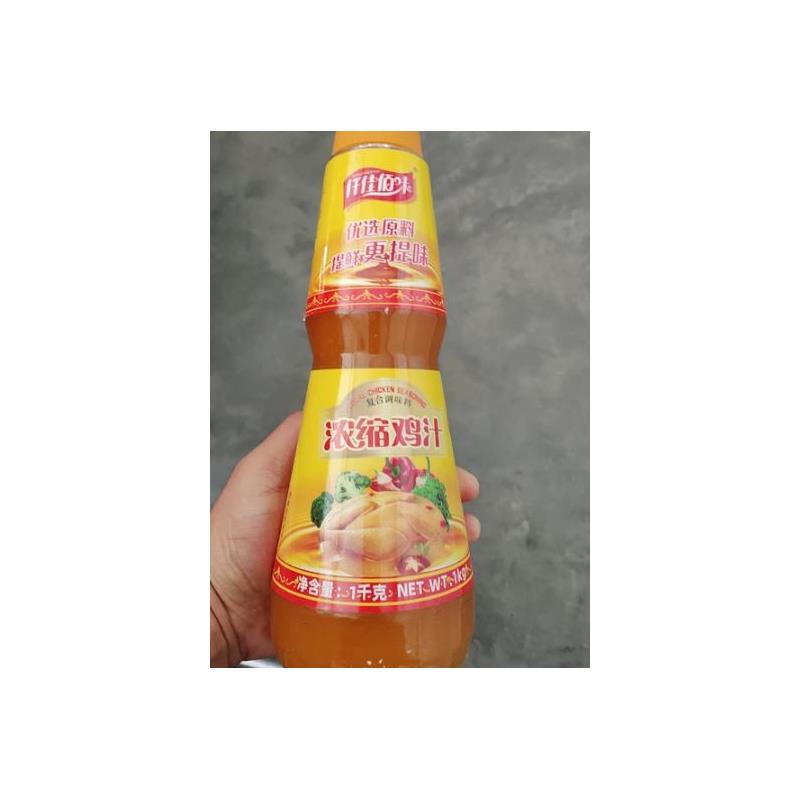 /新品仟佳佰味浓缩鸡汁1kg鲜鸡汁调味料高汤鸡精煲汤炖菜鲜鸡汁