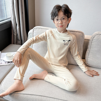 儿童装男睡衣套秋裤2025新