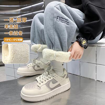 男童秋冬款裤子加绒厚2025