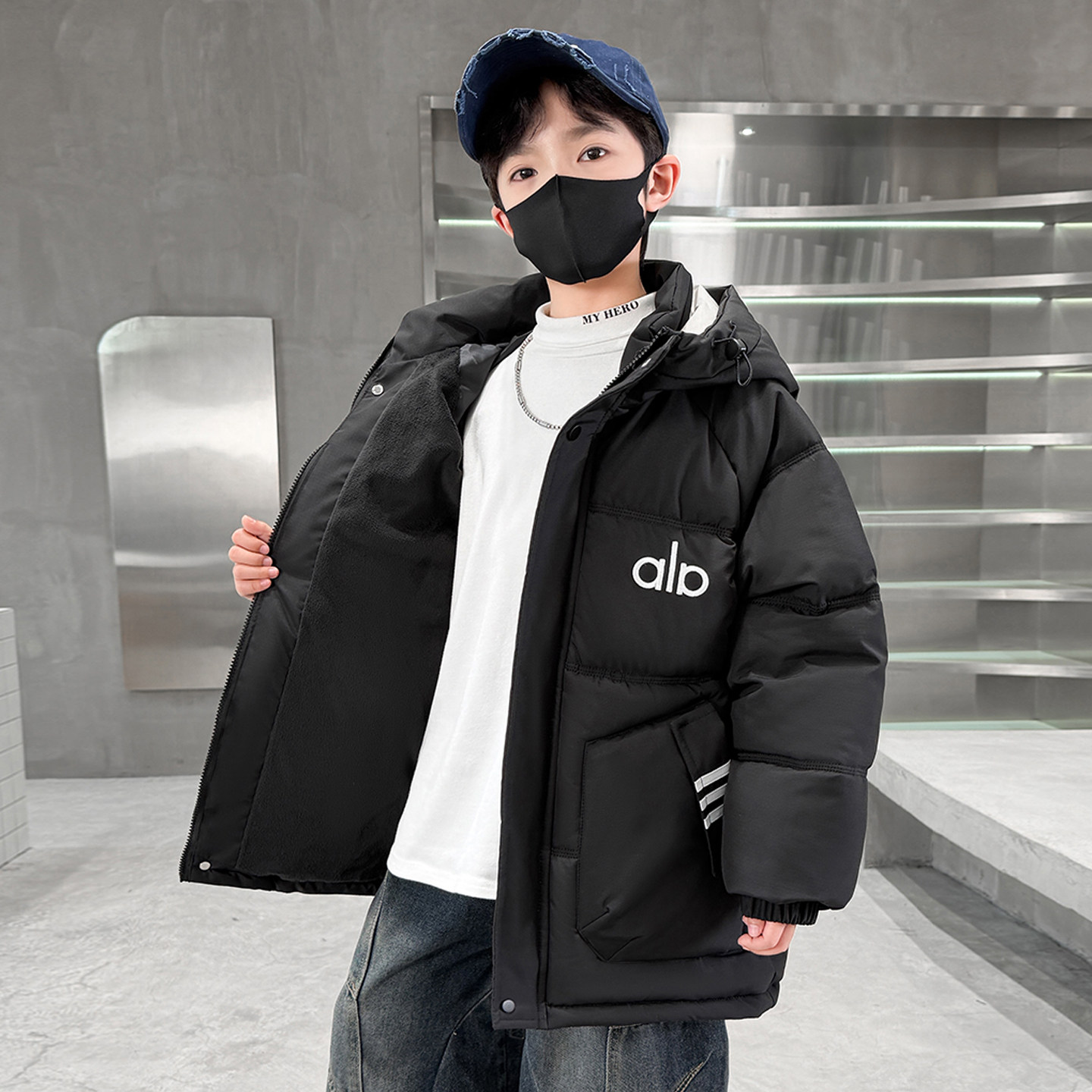 男童冬装羽绒棉服2025新款中大童冬季加厚棉袄儿童中长款棉衣外套,童装/婴儿装/亲子装,棉袄/棉服,淘宝优惠券,粉丝福利购,淘宝优惠卷