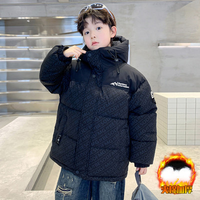 男童冬装羽绒棉服2025新款棉衣冬季加厚棉袄中大儿童秋冬款外套潮