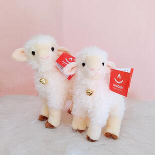 铃铛羊公仔毛绒玩具小绵羊玩偶儿童生日礼物羊驼抱枕女