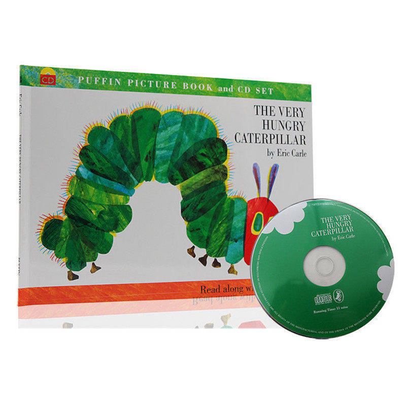 英文原版 好饿的毛毛虫 书+CD 艾瑞·卡尔 廖彩杏书单 The Very Hungry Caterpillar高性价比高么？