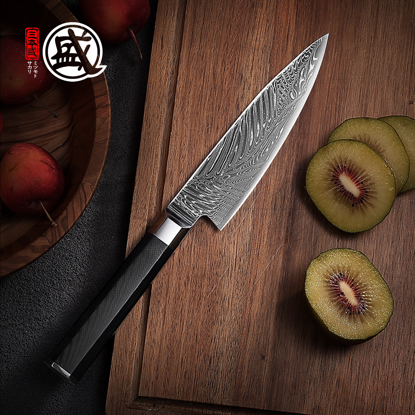 日本三本盛多功能大马士革万用刀厨房刺身家用锋利高端菜刀主厨刀,厨房/烹饪用具,蔬果刨丝器/瓜果刀,淘宝优惠券,粉丝福利购,淘宝优惠卷