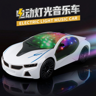 电动玩具车儿童万向小汽车男孩2 6岁赛车玩具宝宝警车网红礼物
