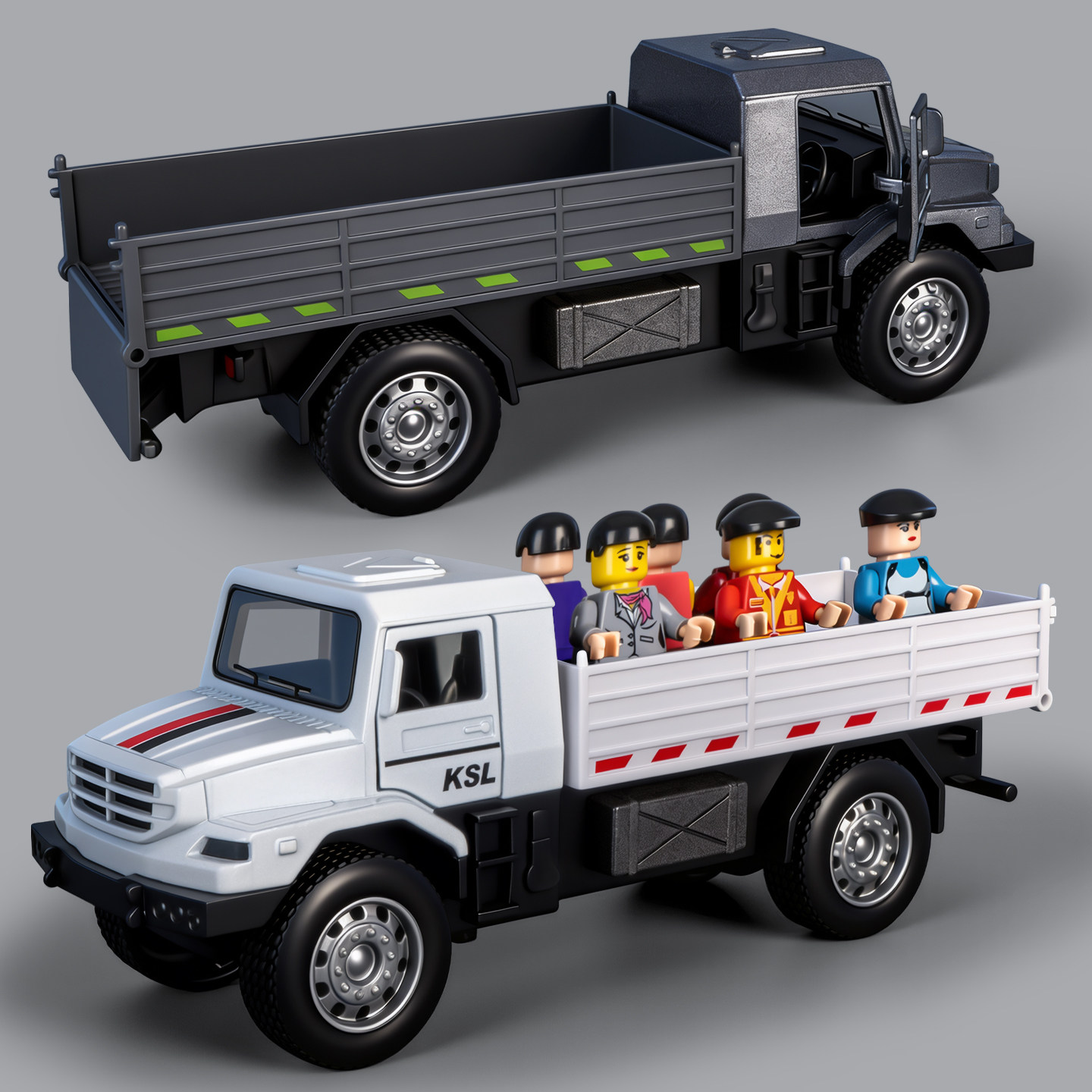 合金车模儿童卡车模型仿真小汽车男孩子玩具车网红爆款3收藏摆件6,玩具/童车/益智/积木/模型,合金车/玩具仿真车/收藏车模,淘宝优惠券,粉丝福利购,淘宝优惠卷