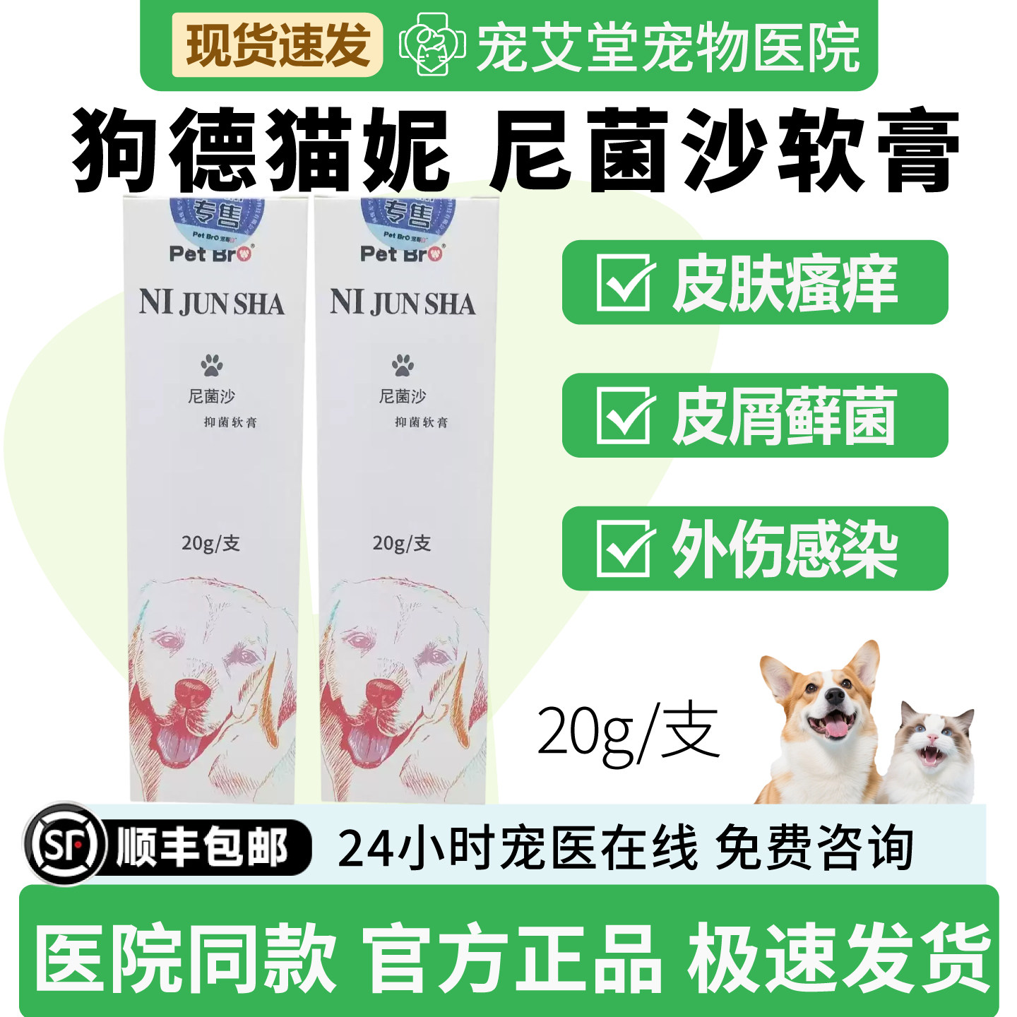 狗德猫妮尼菌沙皮肤红斑脓包发炎皮炎瘙痒脱毛皮屑创面细菌感染
