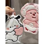 loopy擦手巾卫生间可挂式 可爱超强吸水加厚不臭厨房卡通帕恰狗