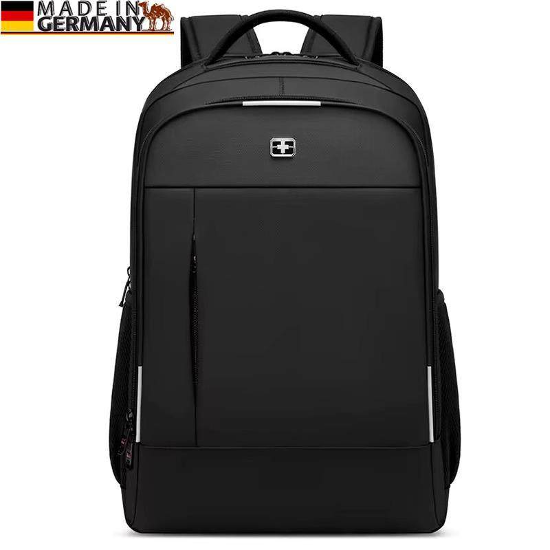 德国双肩包男大容量商务旅行瑞士军刀电脑初中生书包出差男士背包