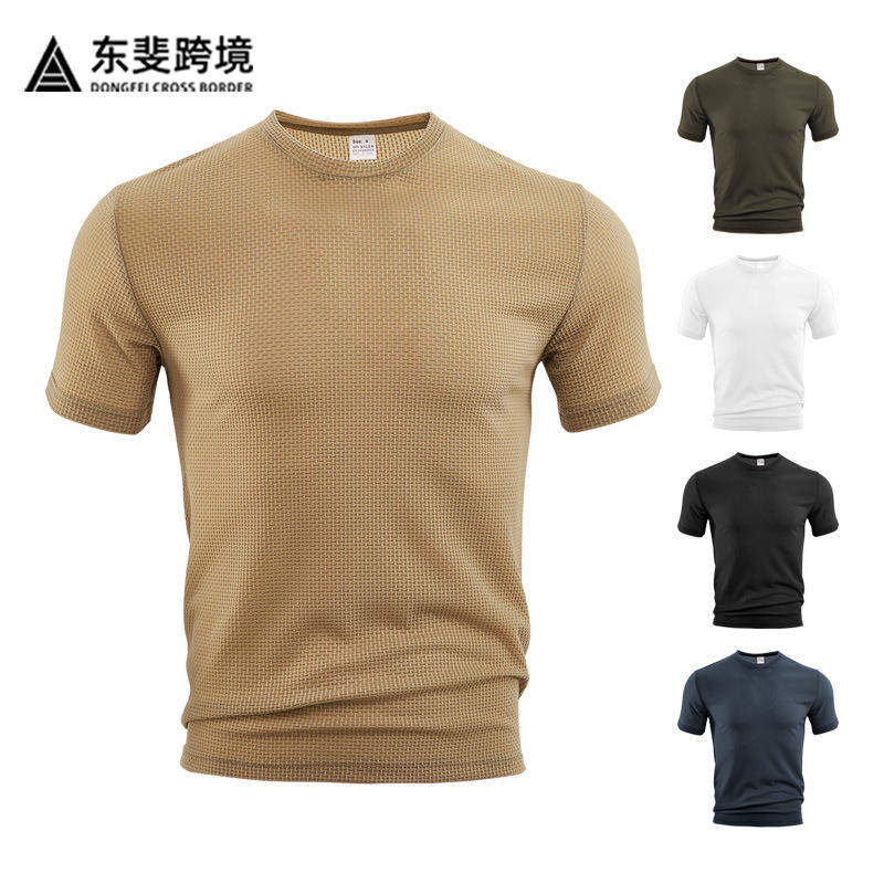 欧码外贸男装 TK夏季薄款运动休闲宽松透气速干泡泡纱男式短袖T恤,男装,T恤,淘宝优惠券,粉丝福利购,淘宝优惠卷