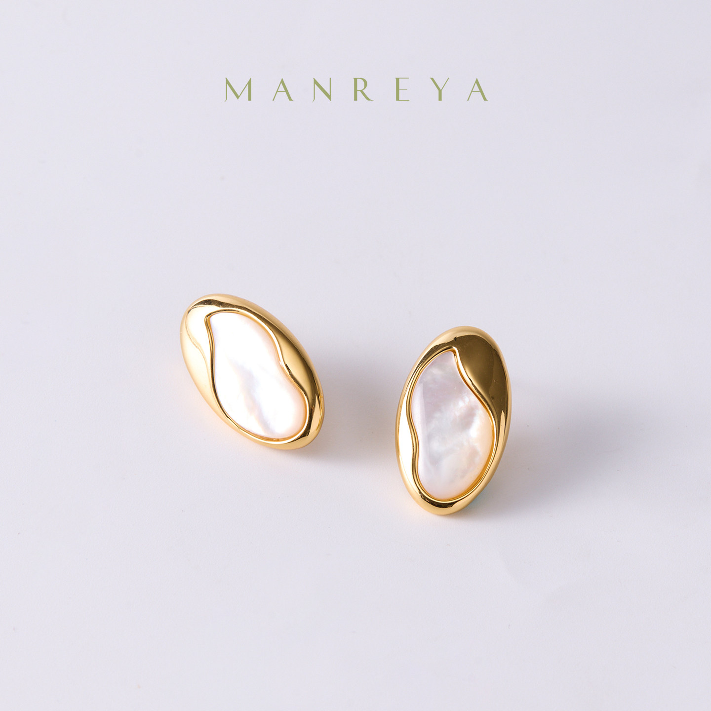 Manreya玛芮雅月隐灵石贝母项链女锁骨链百搭高级感气质精致颈饰