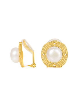 Manreya玛芮雅耳夹罗马神话淡水珍珠耳夹无耳洞女