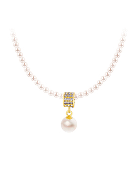 Manreya玛芮雅项链缪斯女神14K注金爱迪生天然珍珠高级感珍珠吊坠