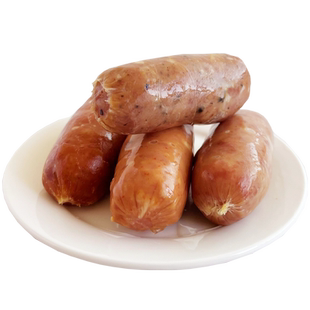 信达地道肉肠开袋即食爆汁香肠解馋脆皮热狗黑胡椒味烤肠休闲零食