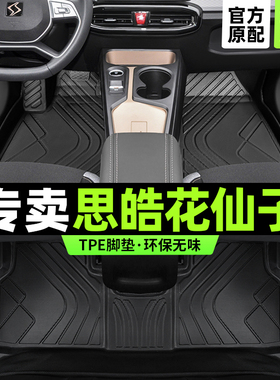 思皓花仙子脚垫e10x全包围江淮大众汽车专用23主驾驶tpe内饰改装