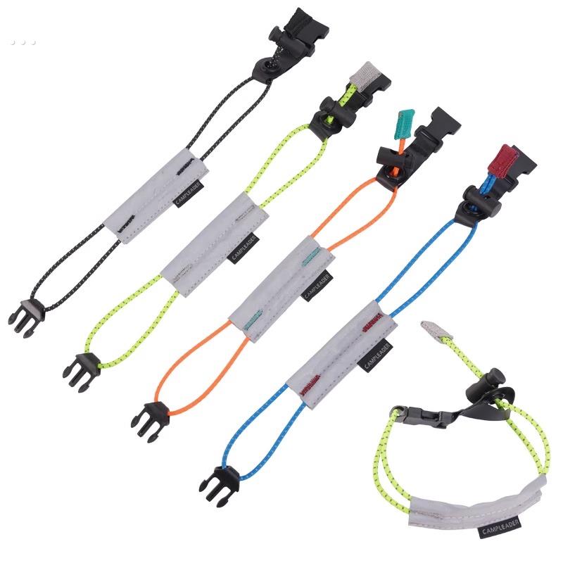 户外骑行反光束裤带夜骑自行车装备夜跑绑腿扎带束脚弹力绳扣绑带