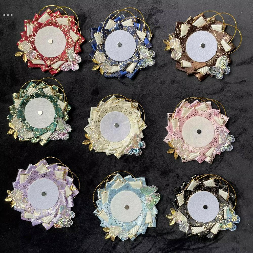 白菜吧唧托盘底托无尾胸章徽章谷子pin展示装饰通用谷美可爱立体