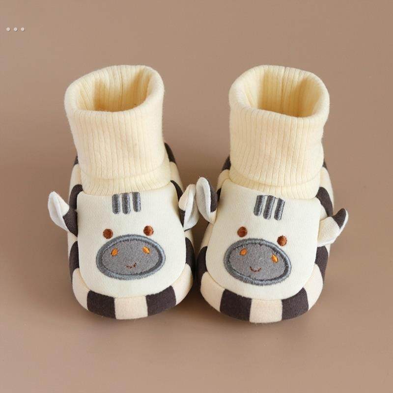 婴儿春秋款鞋子软底学步新生儿鞋袜男宝宝不掉鞋0-6月婴幼儿鞋套