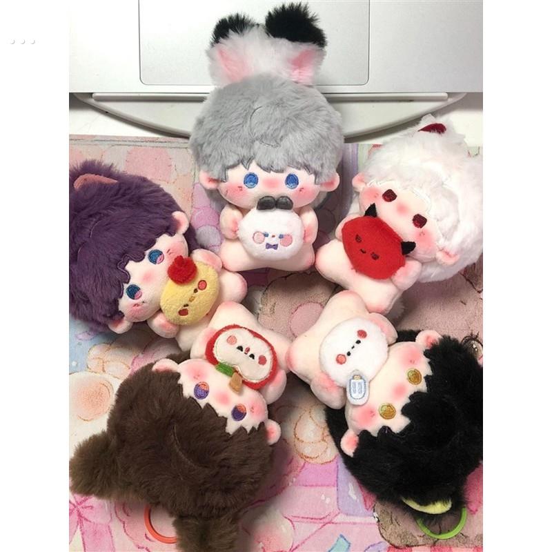 恋与深空同人秦彻沈星回祁煜夏以昼黎深10cm抱抱体棉花娃娃玩偶