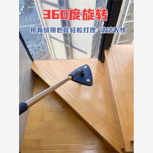 拖梯楼道专神器擦台阶拖把清洁打扫洗清理拖地拖024563布步用梯踏
