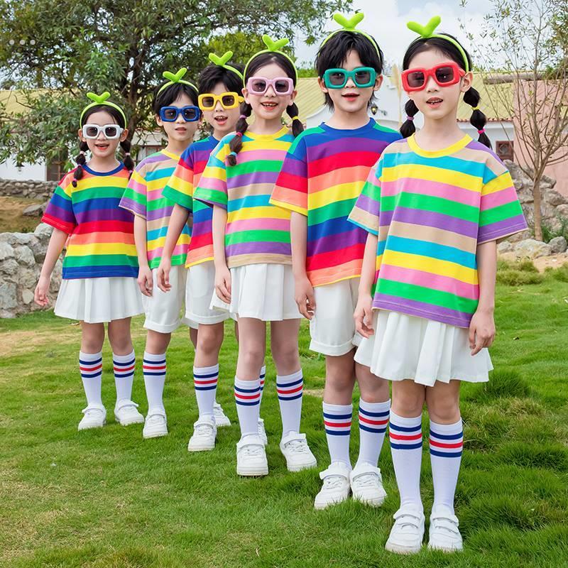 小学生定制班服夏套装幼儿园毕业照校服六一儿童节合唱表演出礼服