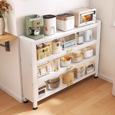 餐边柜极窄储物柜小家电收纳架