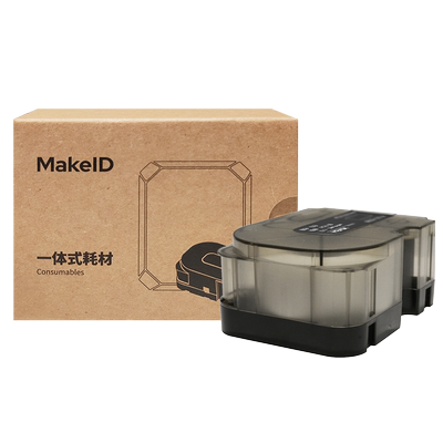 Makeid  WCM25-75(BJ)  一英寸平面标签 25mm*75mm  1  盒  白色
