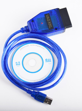 外贸VAG409 OBD2 USB KKL COM 409.1 Interface CH340T芯片