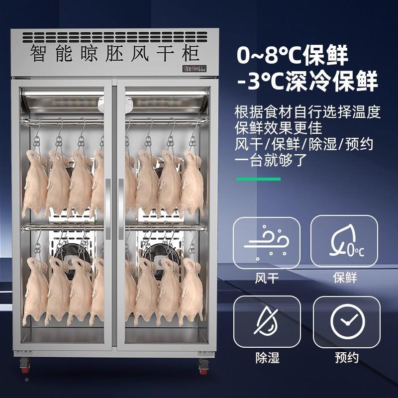 晾鸭柜商用能干KPI烧鹅烧风腊乳鸽晾胚柜智除湿保鲜风柜冷吹鸭柜