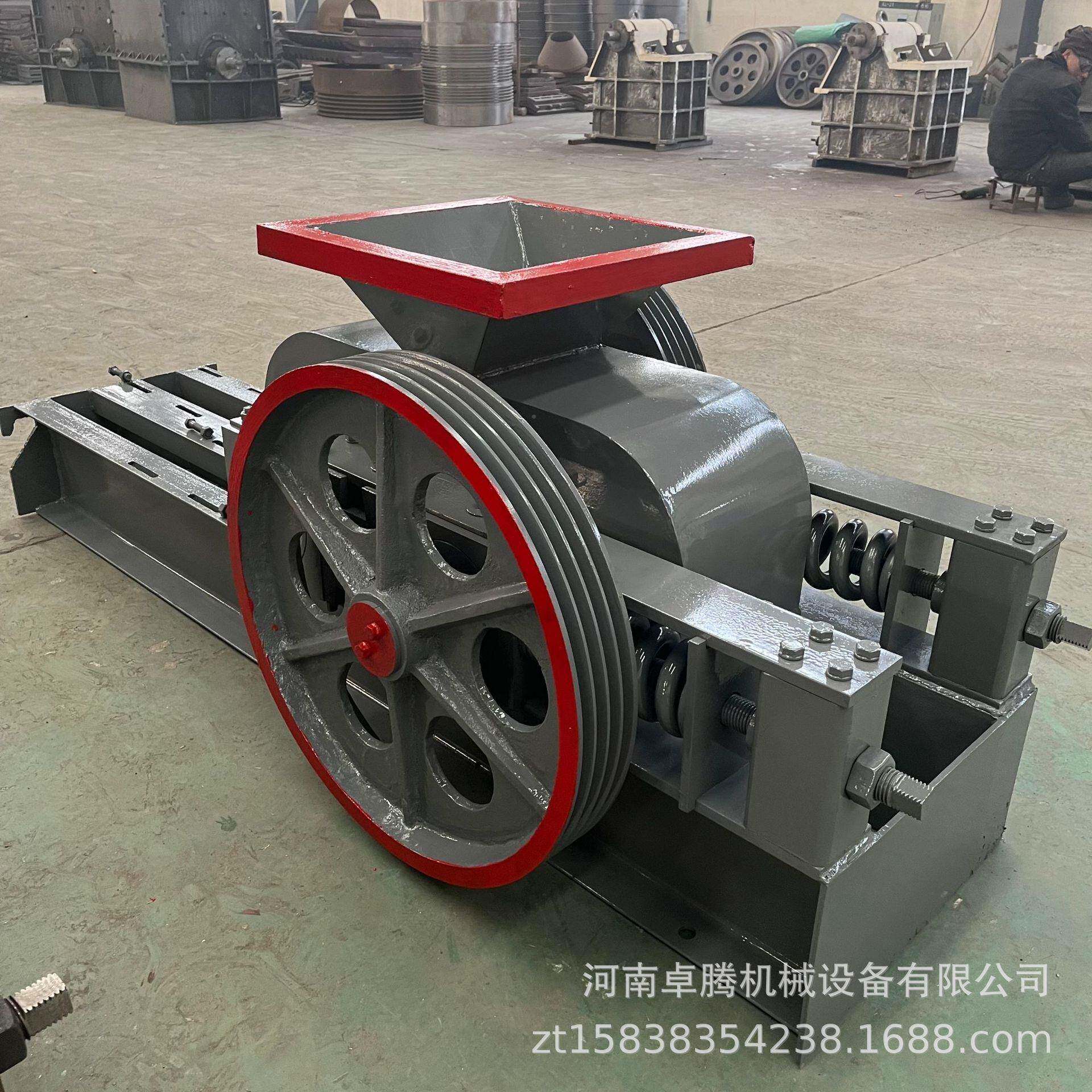 对辊破碎对机光棍齿辊高挤猛钢矸石压式制砂机煤炭煤400*610煤渣